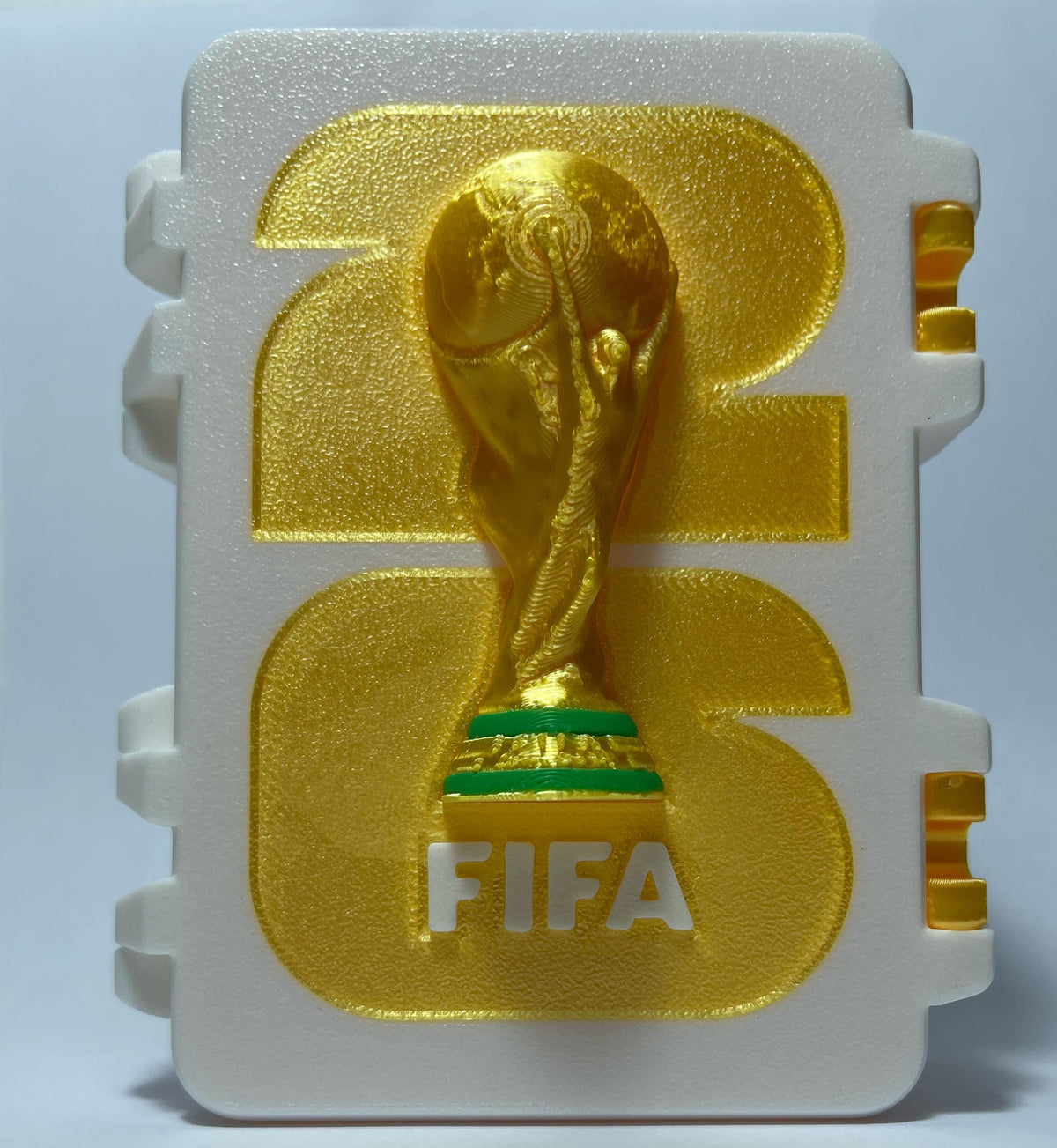 Caixa organizadora para figurinhas da Copa do Mundo 2026 | Porta Cromos de Futebol | Caixa organizadora para stickers | 3 cores disponíveis