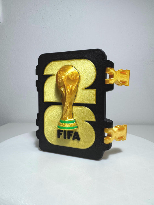 Caixa organizadora para figurinhas da Copa do Mundo 2026 | Porta Cromos de Futebol | Caixa organizadora para stickers | 3 cores disponíveis