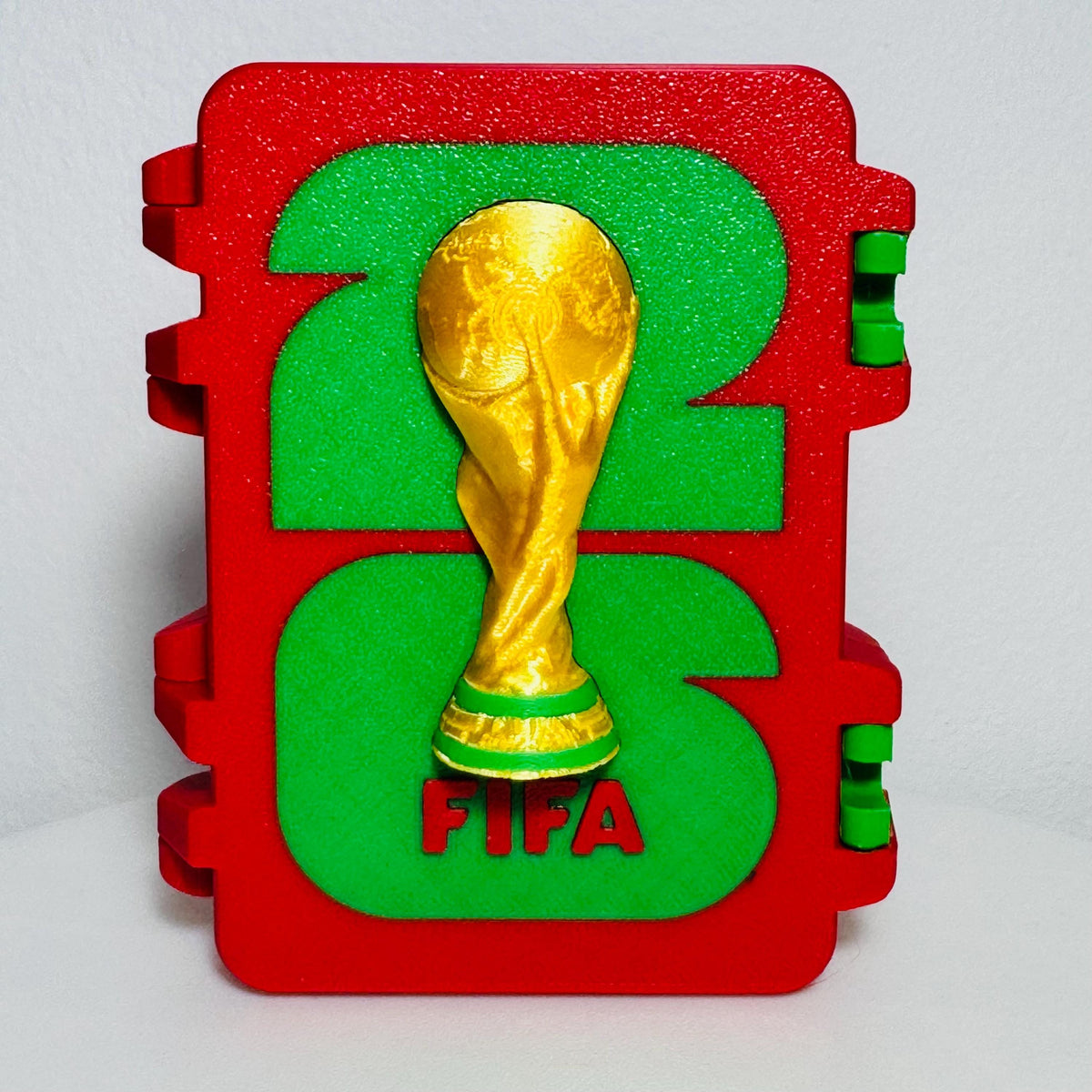 Caixa organizadora para figurinhas da Copa do Mundo 2026 | Porta Cromos de Futebol | Caixa organizadora para stickers | 3 cores disponíveis