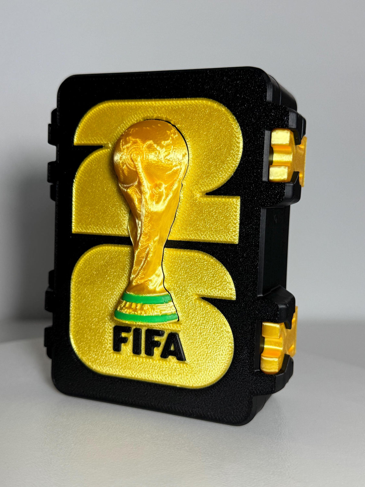 Caixa organizadora para figurinhas da Copa do Mundo 2026 | Porta Cromos de Futebol | Caixa organizadora para stickers | 3 cores disponíveis
